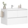 Meuble Lavabo Suspendu en Céramique Blanc Meuble Lavabo Suspendu en Céramique Blanc