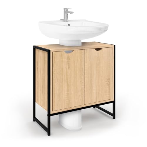 Meuble sous lavabo Detroit au design industriel Meuble sous lavabo Detroit au design industriel
