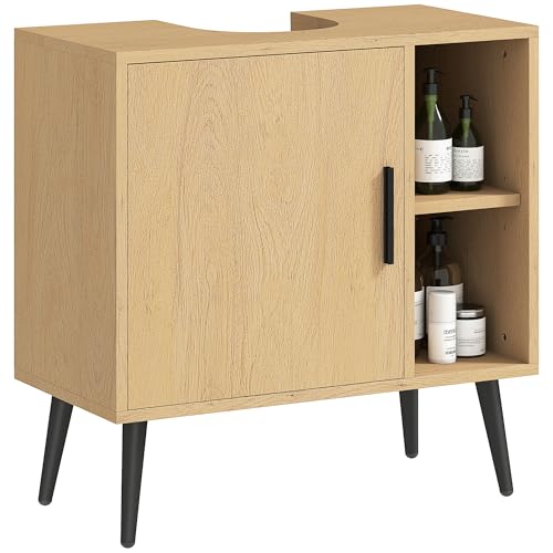 Meuble sous lavabo Industriel Chêne 60x30 cm Meuble sous lavabo Industriel Chêne 60x30 cm
