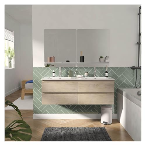 Meuble Suspendu Double Vasque Sorrento 120cm