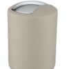 Mini Poubelle Salle de Bain Taupe 2L Mini Poubelle Salle de Bain Taupe 2L