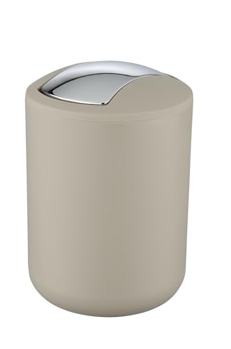 Mini Poubelle Salle de Bain Taupe 2L Mini Poubelle Salle de Bain Taupe 2L