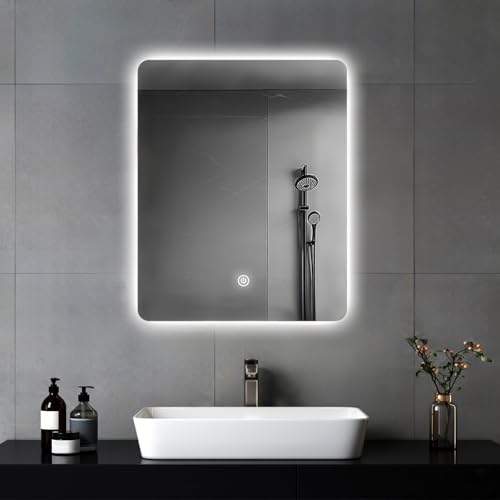 Miroir de Salle de Bain avec Éclairage LED Miroir de Salle de Bain avec Éclairage LED