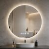 Miroir de Salle de Bain Rond LED 60cm Miroir de Salle de Bain Rond LED 60cm