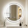 Miroir LED Salle de Bain Anti-Buée 60x60cm Miroir LED Salle de Bain Anti-Buée 60x60cm