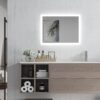 Miroir Mural LED Lumineux de Salle de Bain Miroir Mural LED Lumineux de Salle de Bain