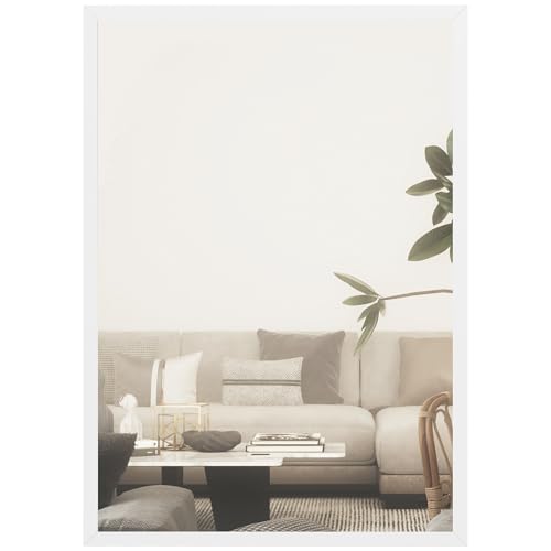 Miroir Mural Rectangulaire Blanc 60 x 40 cm Miroir Mural Rectangulaire Blanc 60 x 40 cm