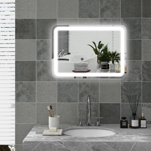 Miroir Salle De Bain avec Éclairage LED