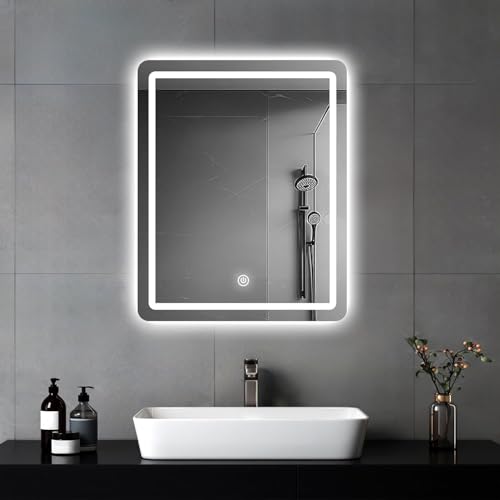 Miroir Salle de Bain Éclairé 60 x 45 cm Miroir Salle de Bain Éclairé 60 x 45 cm