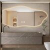 Miroir Salle de Bain LED Asymétrique 120x60cm Miroir Salle de Bain LED Asymétrique 120x60cm