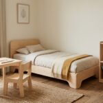 Mobilier Montessori pour chambre d’enfant Mobilier Montessori adapté à la hauteur d’enfant