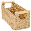 Panier de rangement en jacinthe d'eau