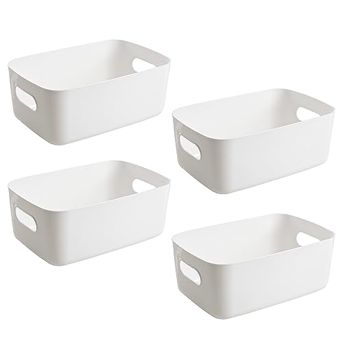 Panier de Rangement Plastique Jesdavan - Lot de 4