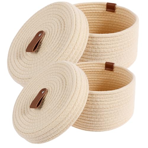 Panier de rangement tressé en coton