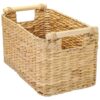 Panier de rangement tressé esthétique et pratique Panier de rangement tressé esthétique et pratique
