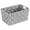 Panier de Salle de Bains Adria S Gris Panier de Salle de Bains Adria S Gris