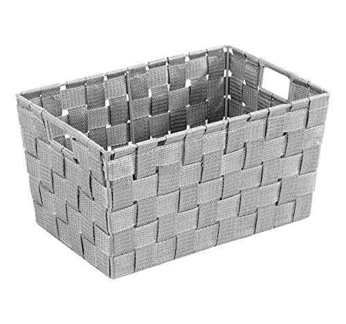 Panier de Salle de Bains Adria S Gris Panier de Salle de Bains Adria S Gris