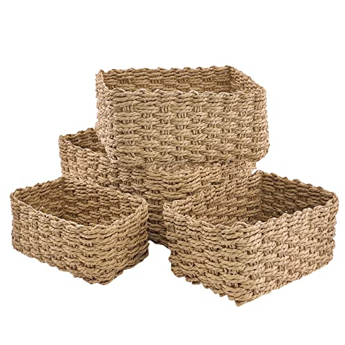 Panier Osier Écologique Lot de 4