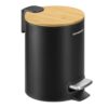 Petite Poubelle en Bambou pour Salle de Bain Petite Poubelle en Bambou pour Salle de Bain