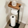 Porte Papier Toilette Design avec Étagère Porte Papier Toilette Design avec Étagère