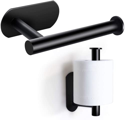 Porte Papier Toilette Mural Premium Noir