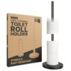 Porte Papier Toilette sur Pied en Acier Porte Papier Toilette sur Pied en Acier