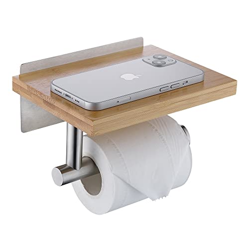 Porte-Rouleau de Papier Toilette en Bambou