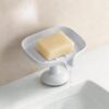 Porte Savon Ventouse avec Bac d'Égouttement