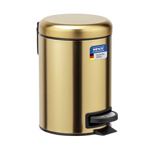 Poubelle à pédale Leman Or mat 3L Poubelle à pédale Leman Or mat 3L