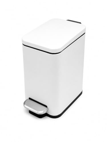 Poubelle de Salle de Bain à Pédale 3L
