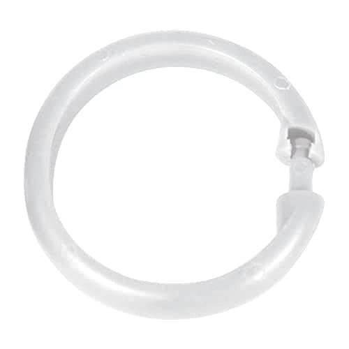 Set de 12 Anneaux pour Rideaux Blancs Set de 12 Anneaux pour Rideaux Blancs