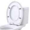 Siège de Toilette Oval avec Fermeture Douce Siège de Toilette Oval avec Fermeture Douce