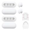Tampons de Siège de Toilette - 6 Pièces Tampons de Siège de Toilette - 6 Pièces