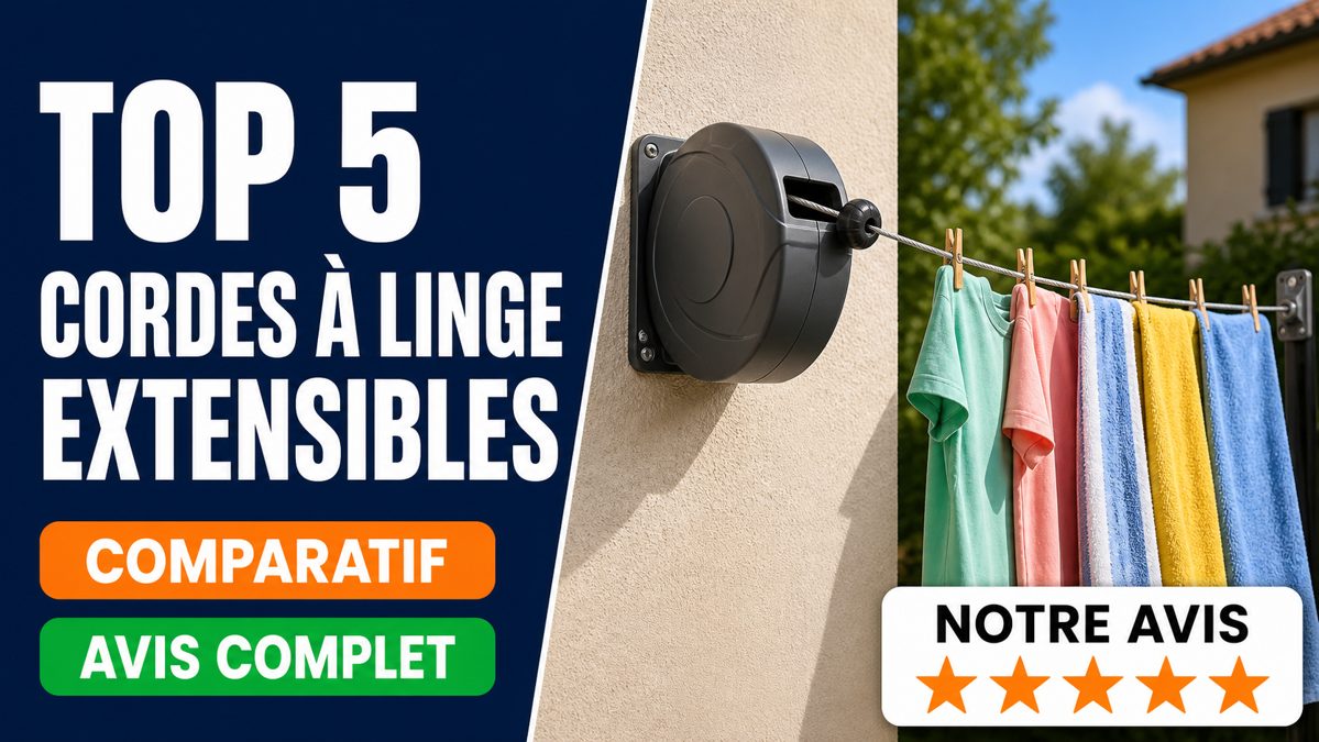 Comparatif des meilleures cordes à linge extensibles