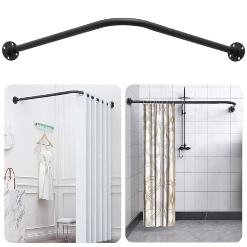 Tringle à Rideau de Douche en L Réglable