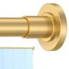 Tringle à rideau de douche réglable en inox Tringle à rideau de douche réglable en inox