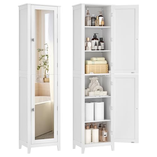 VASAGLE Armoire de Salle de Bain avec Miroir VASAGLE Armoire de Salle de Bain avec Miroir