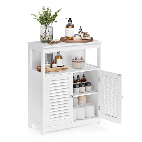 VASAGLE Meuble de Salle de Bain Élégant VASAGLE Meuble de Salle de Bain Élégant