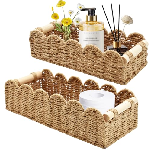 Yiomxhi Panier de Rangement en Osier
