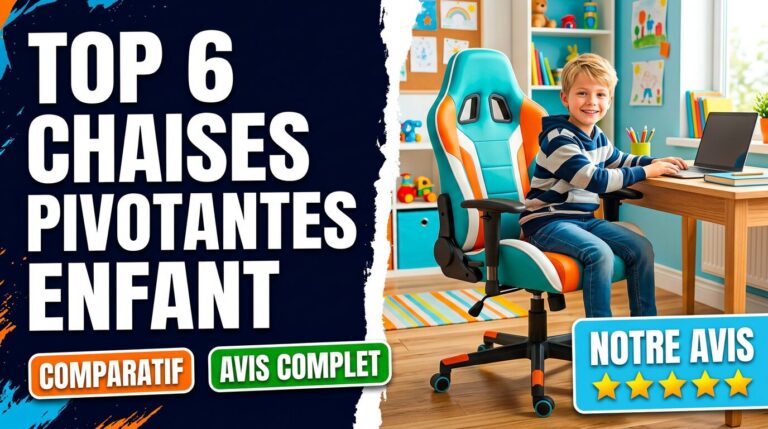 Top 6 chaises pivotantes pour enfant Comparatif des meilleures chaises pivotantes pour enfant