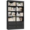 Bibliothèque de Rangement 180 cm Noir Bibliothèque de Rangement 180 cm Noir