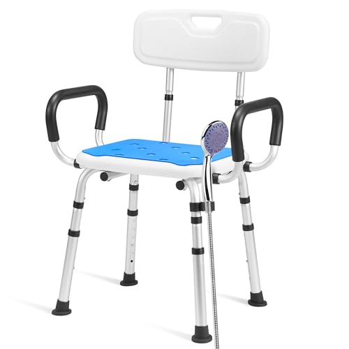 Chaise de Douche Ajustable avec Accoudoirs Chaise de Douche Ajustable avec Accoudoirs