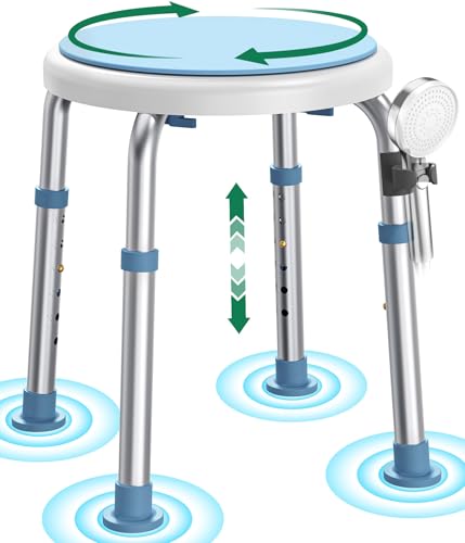 Chaise de Douche Pivotante 360° Réglable Chaise de Douche Pivotante 360° Réglable