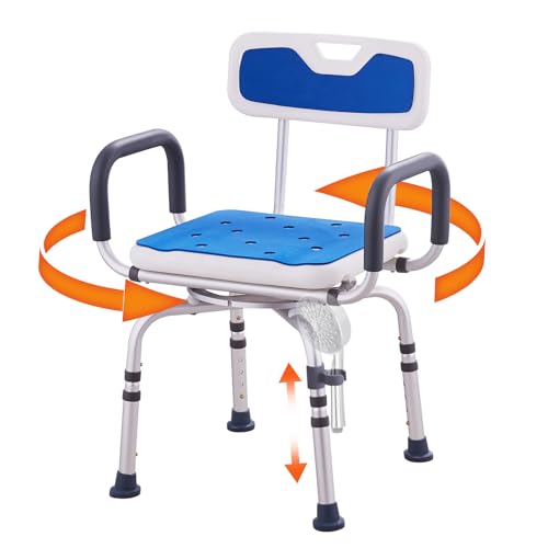 Chaise de Douche Pivotante Réglable VEVOR