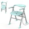 Chaise de Douche Pliante avec Accoudoirs