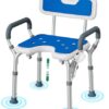 Chaise de Douche Réglable avec Accoudoirs Chaise de Douche Réglable avec Accoudoirs
