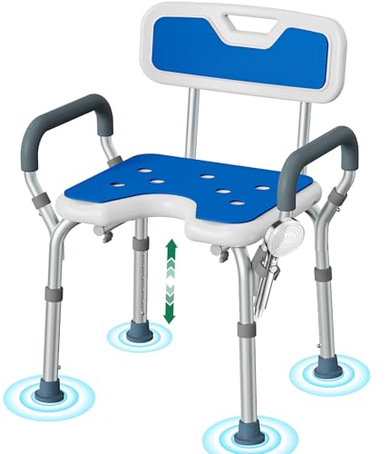 Chaise de Douche Réglable avec Accoudoirs Chaise de Douche Réglable avec Accoudoirs