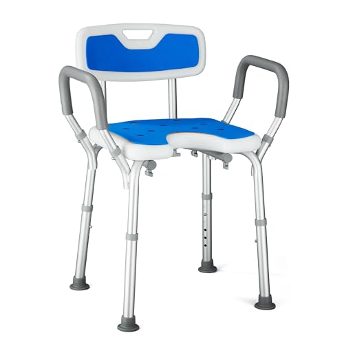 Chaise de Douche Réglable avec Accoudoirs Chaise de Douche Réglable avec Accoudoirs