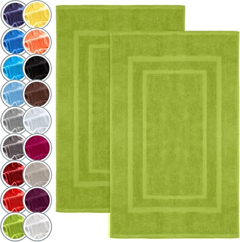 Lot de 2 Tapis de Bain Absorbants Lot de 2 Tapis de Bain Absorbants