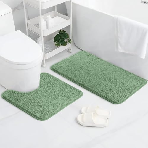 Lot de 2 Tapis de Bain Antidérapants Lot de 2 Tapis de Bain Antidérapants